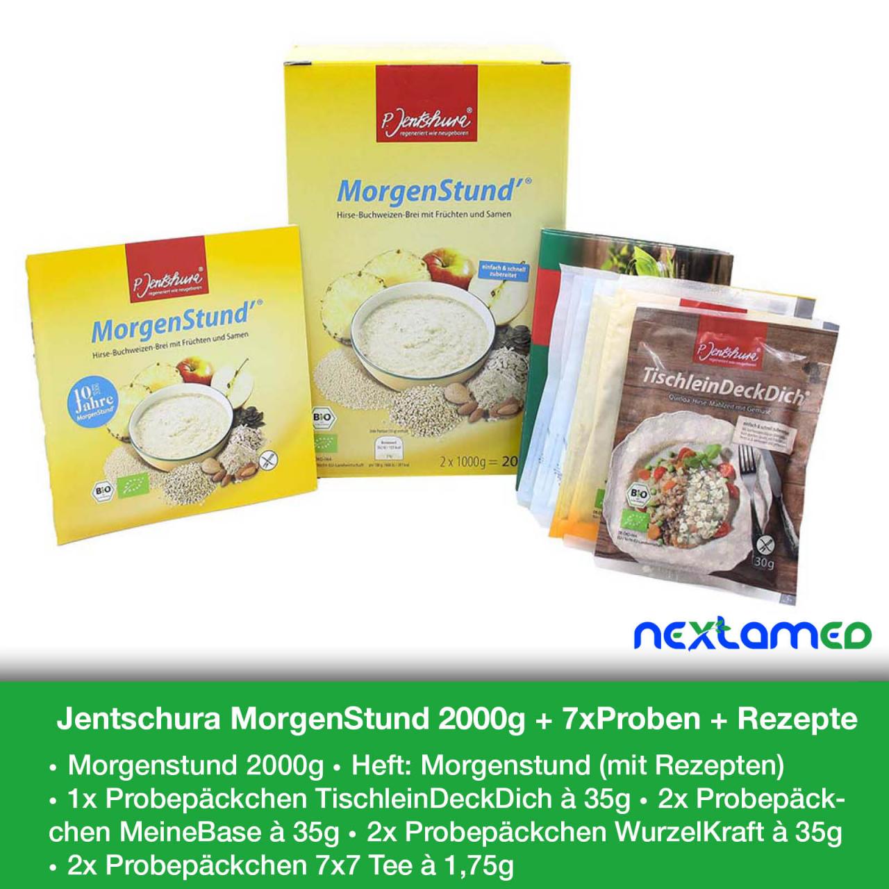 Jentschura- MorgenStund 2000g BundlePreis + GRATIS Zugaben Jentschura Morgenstund 2000g + 7Proben +