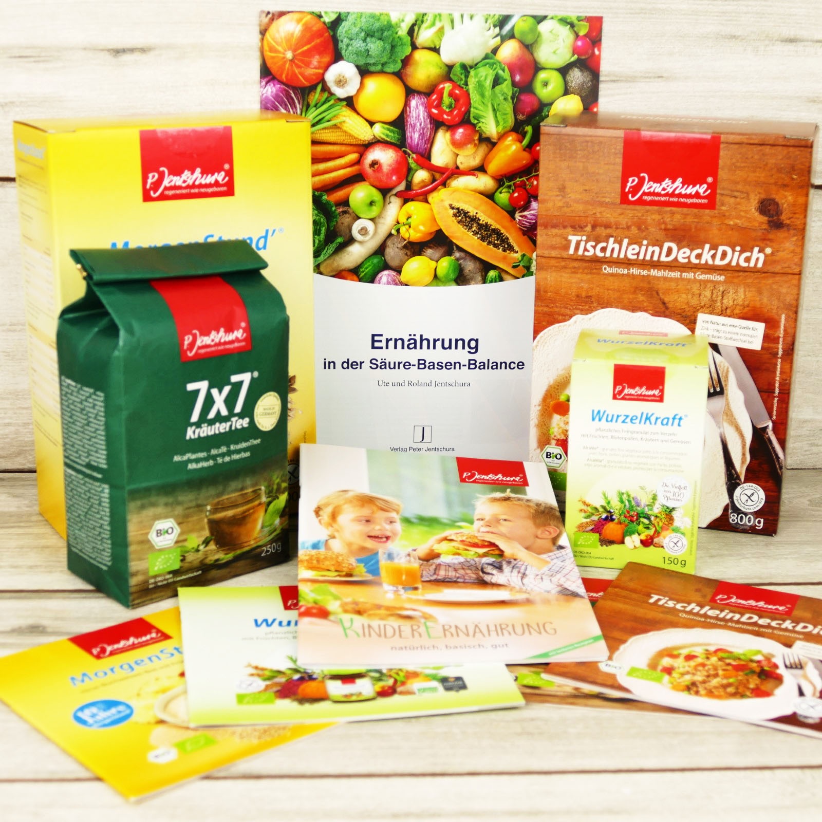 Genießer-Set Basische Ernährung von Jentschura - mit Infos