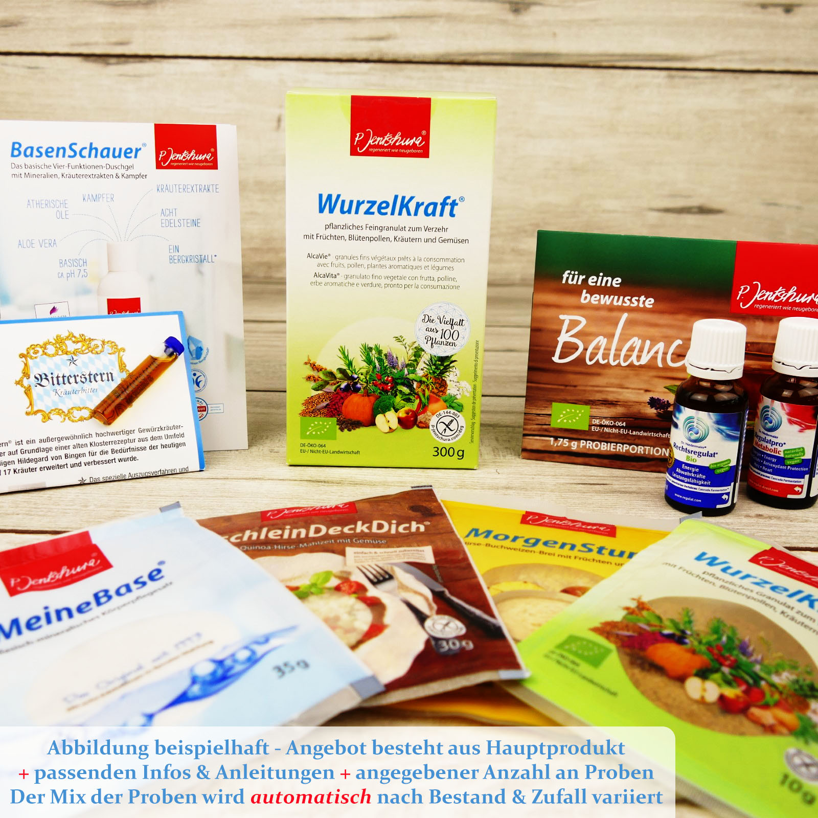 Jentschura WurzelKraft 300g + 7 Proben im Mix