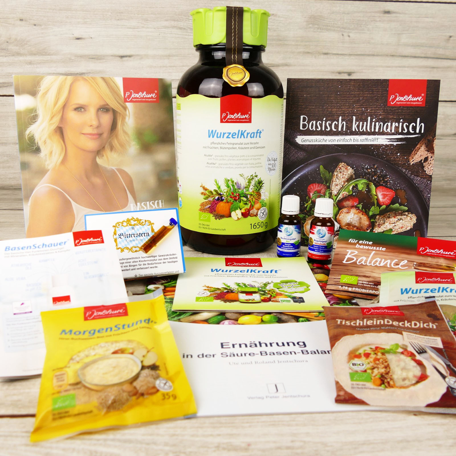 Jentschura SonderKollektion WurzelKraft 1650g (mit Büchern, Rezepten, Proben uVm.)