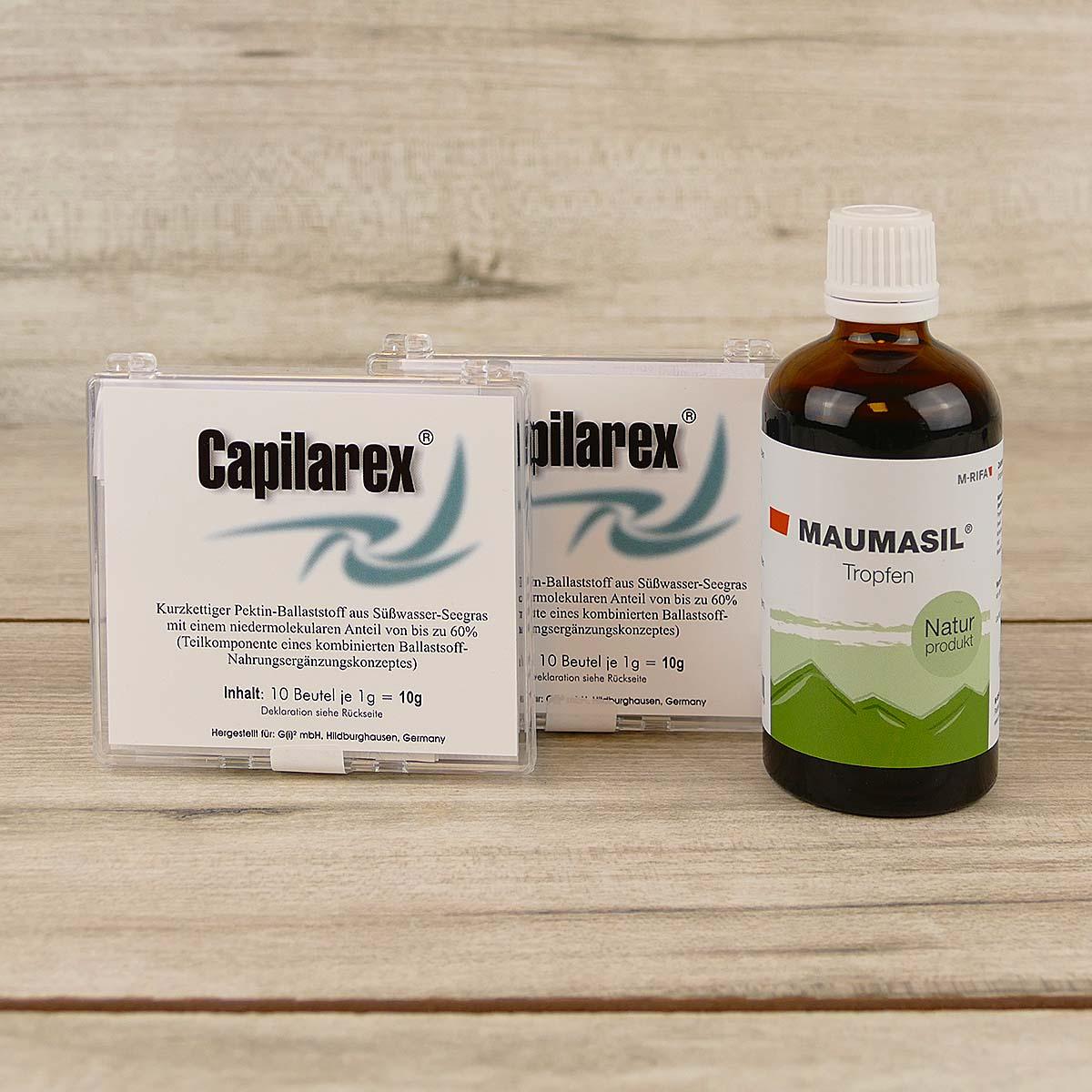 20-Tage Detox - Kur mit Capilarex + Maumasil