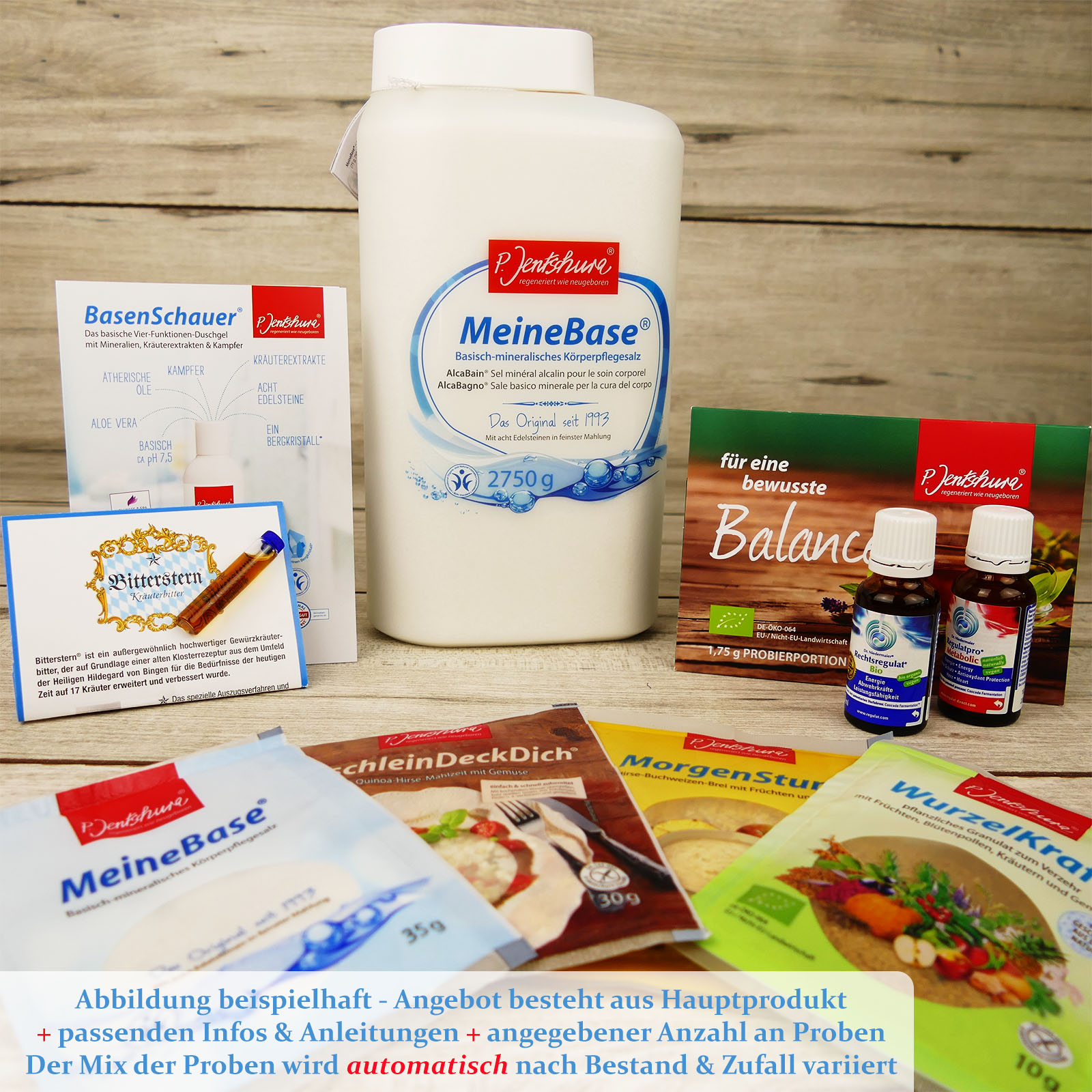 P. Jentschura MeineBase 2750g + 10 Proben im Mix